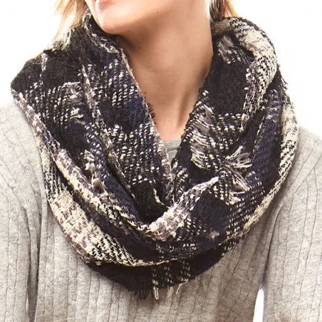 Plaid Infinity Scarf