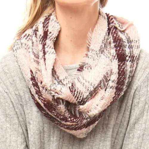 Plaid Infinity Scarf