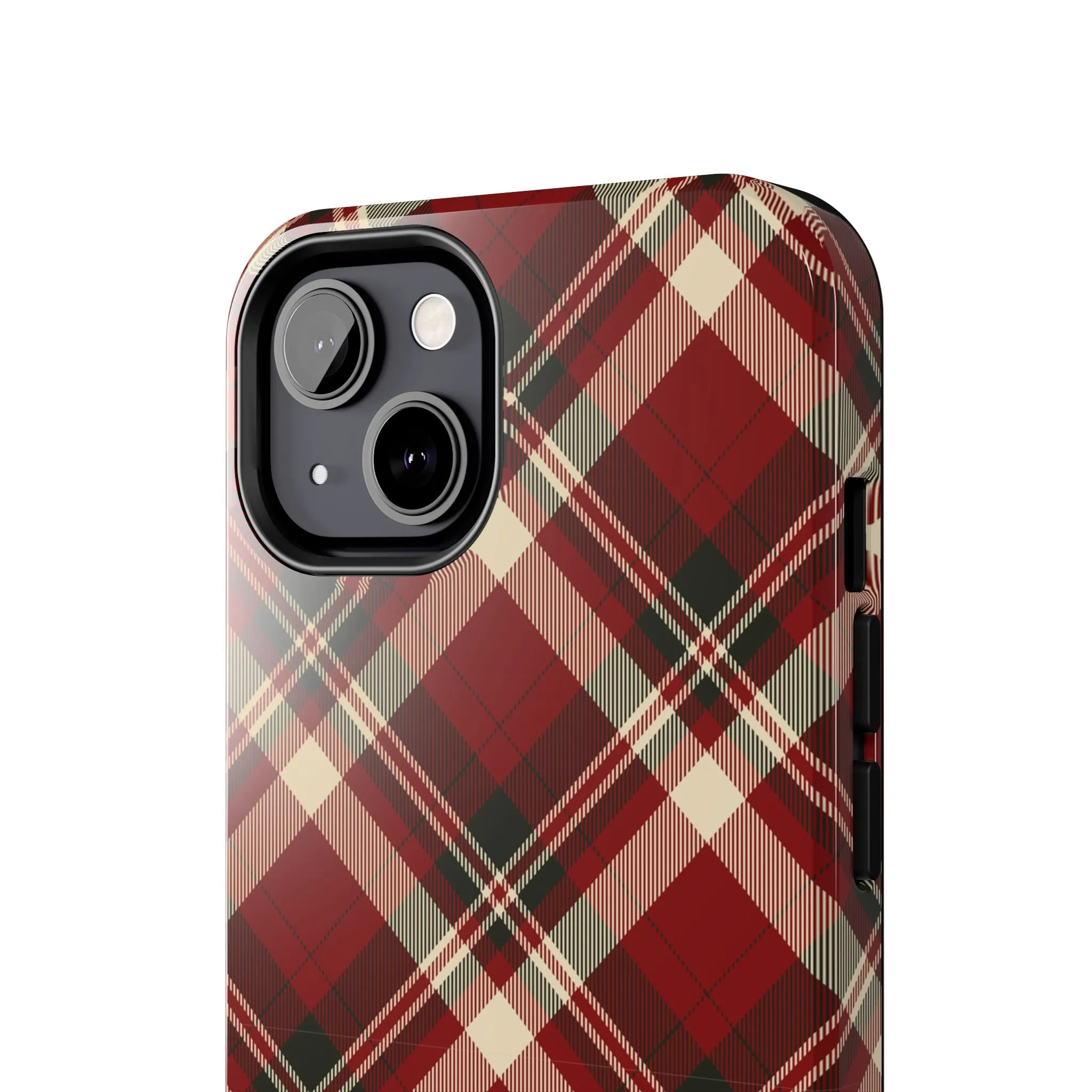 Plaid Phone Case - Tartan Seamless Pattern, Fabric Texture Design - Stylish Protective Cover for iPhone & Samsung