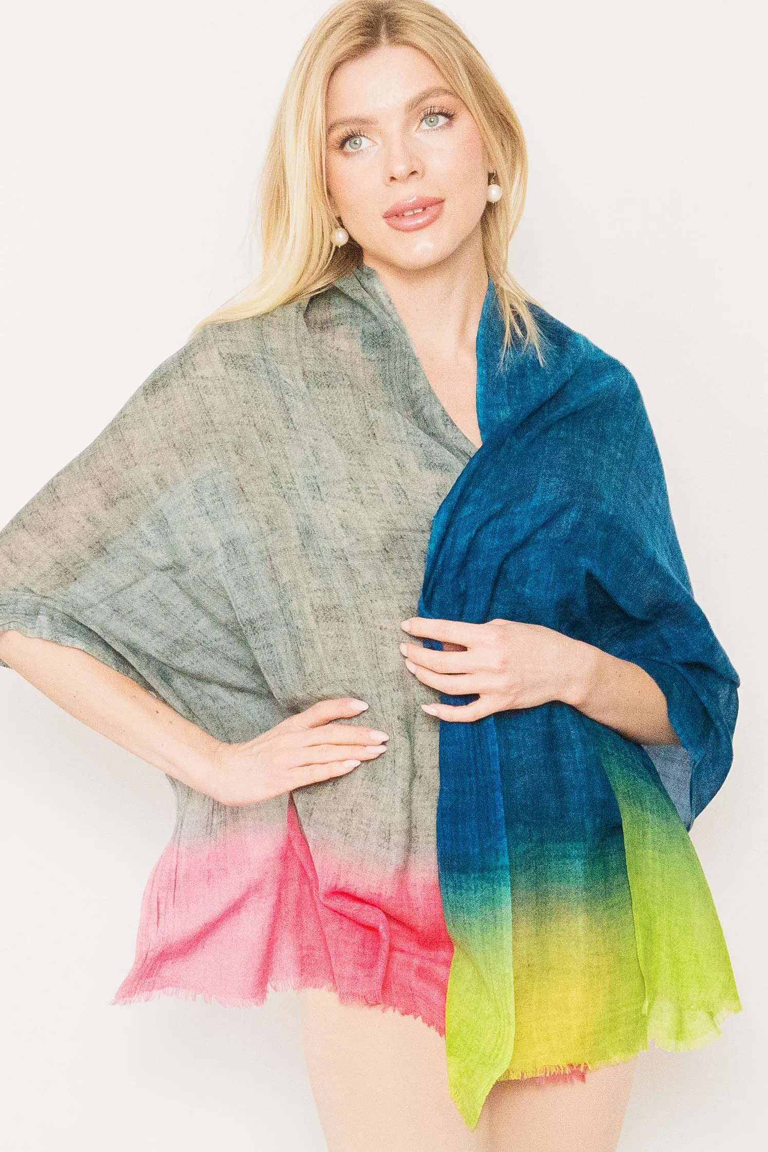 Printed Scarf -  Winter Sale 50% Off - At checkout use code Winter50%