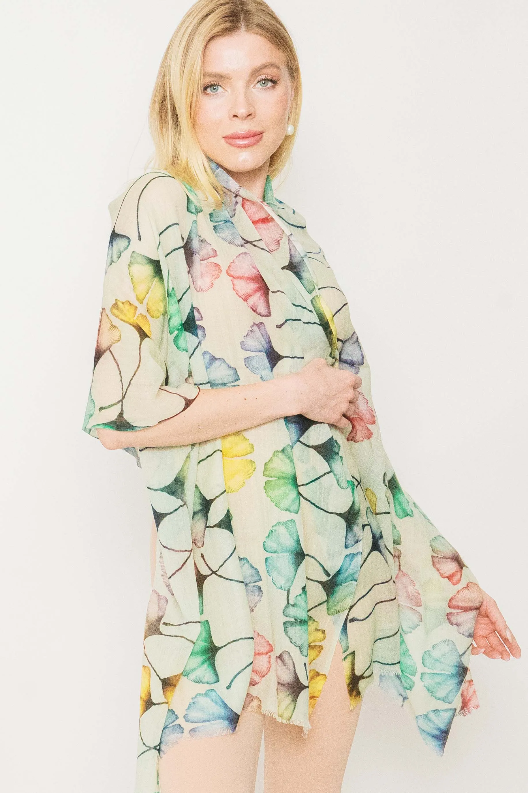 Printed Scarf -  Winter Sale 50% Off - At checkout use code Winter50%