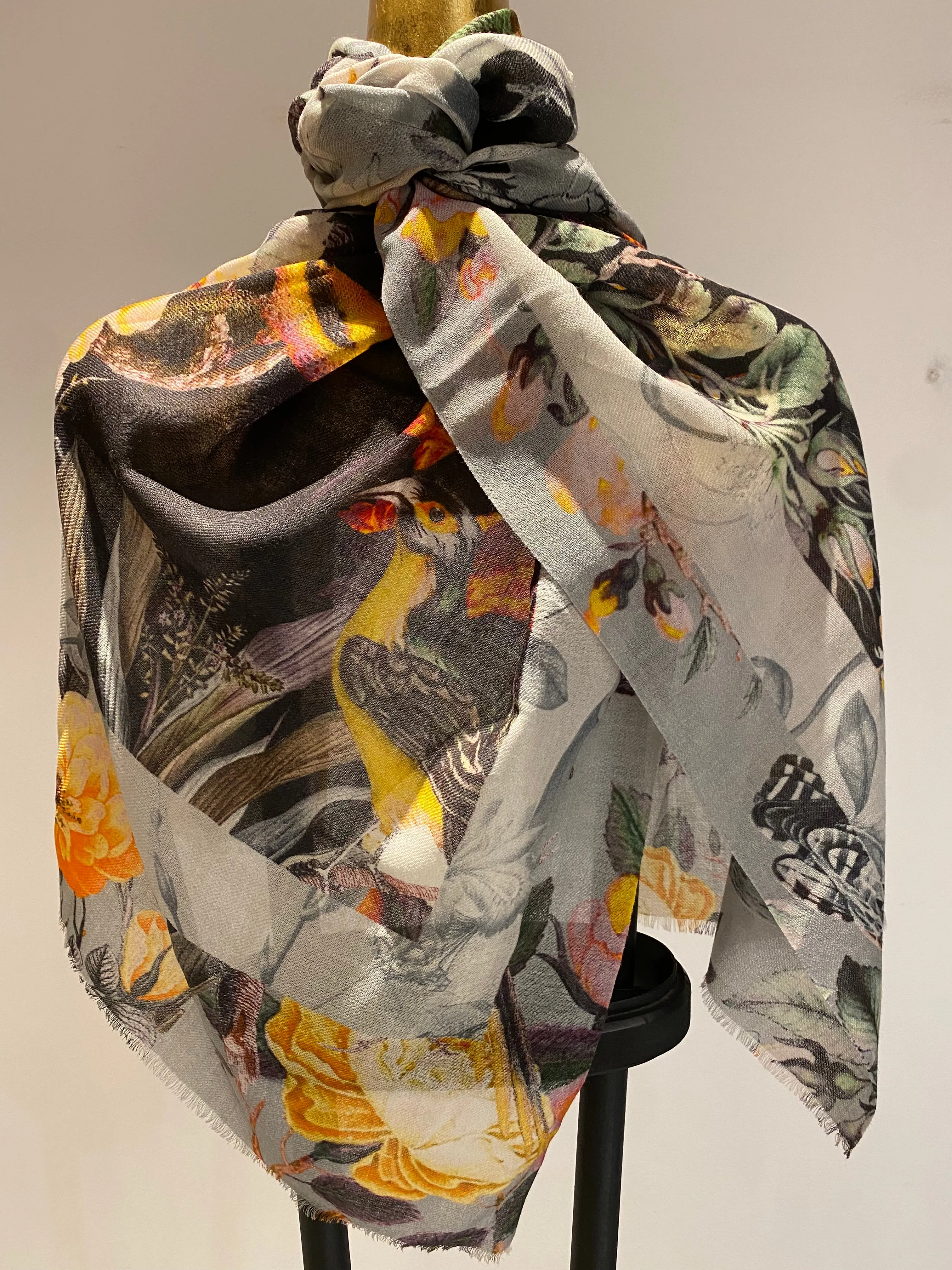 Printed Scarf -  Winter Sale 50% Off - At checkout use code Winter50%