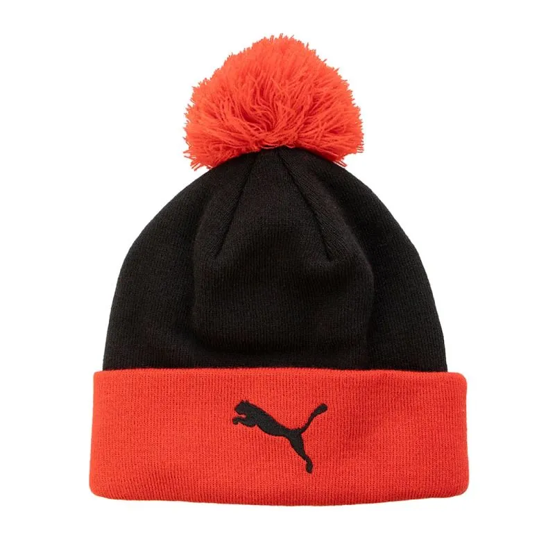 Puma AC Milan Winter Beanie with Pompom - Stylish & Cozy Football Fashion