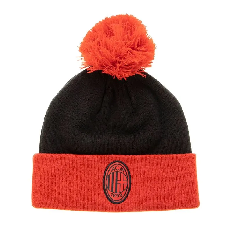 Puma AC Milan Winter Beanie with Pompom - Stylish & Cozy Football Fashion