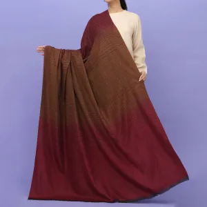 Red Acrylic Winter Shawl PN4438