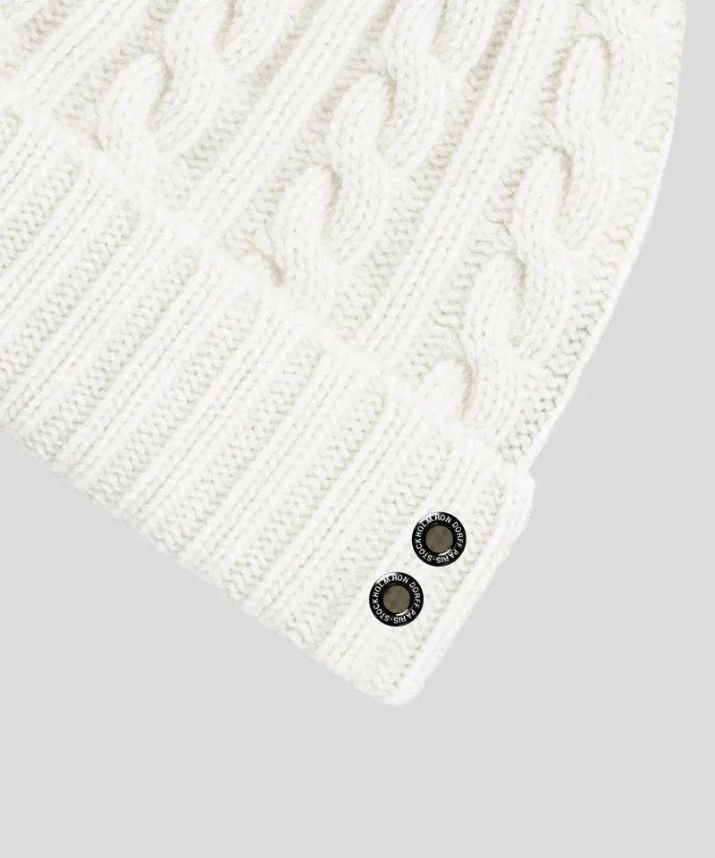 RON DORFF CASHMERE WOOL TELEMARK BEANIE - 2 COLORS