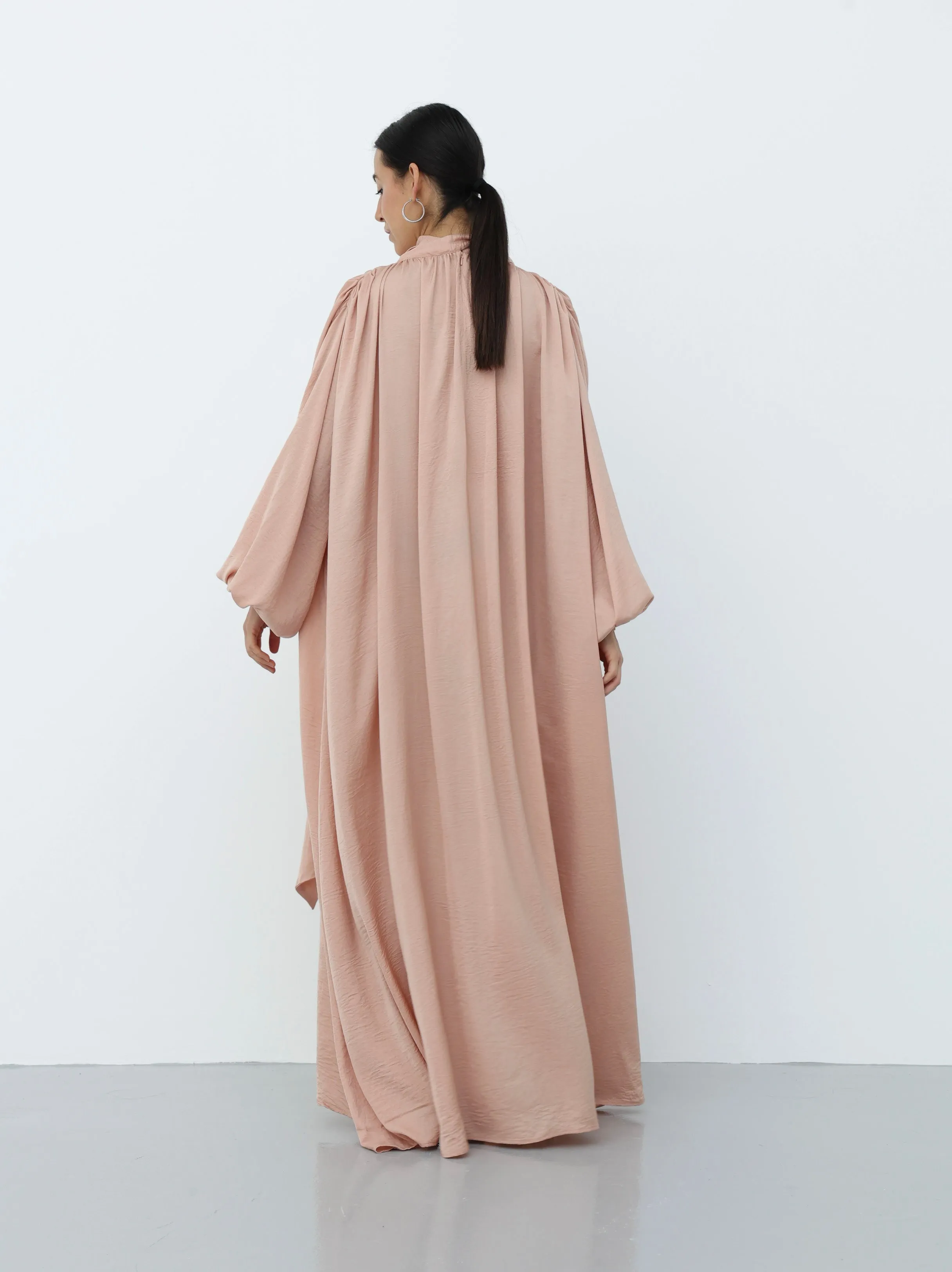 Scarf Maxi Dress - Melon