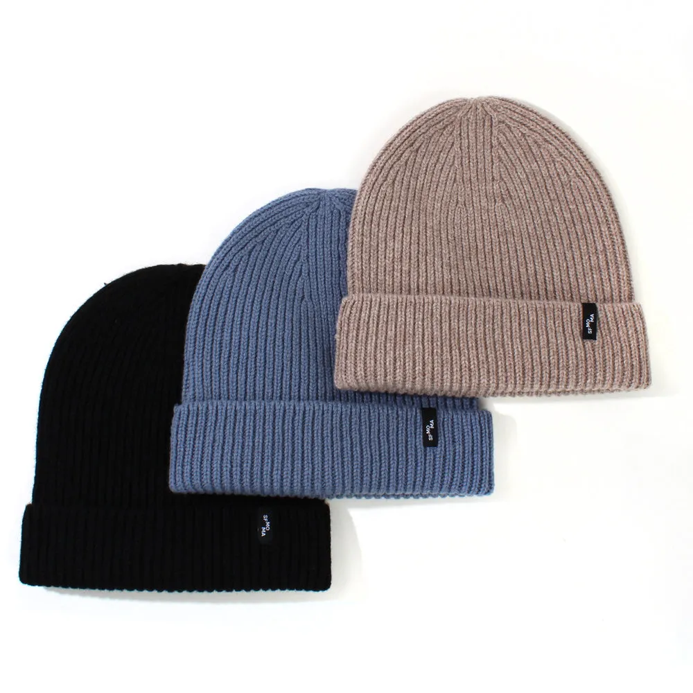 SFMOMA Cashmere Wool Hat: Black