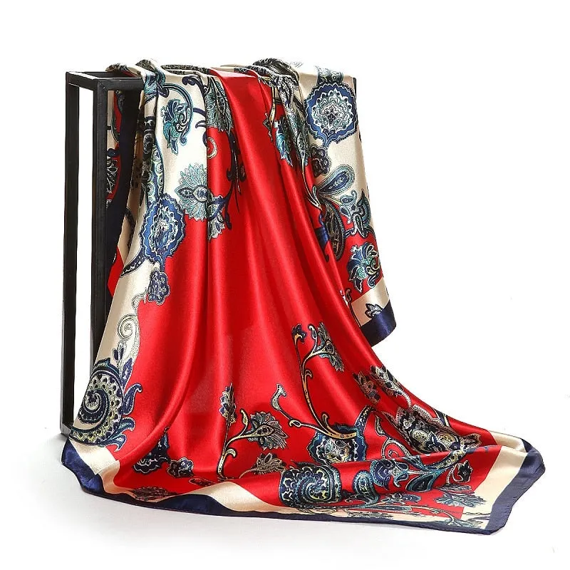 Silk Satin Neck Scarf