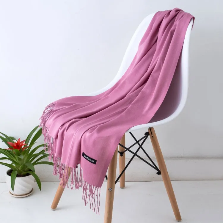 Solid Color Women Scarf