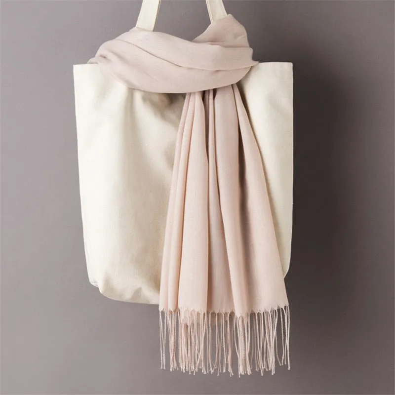 Solid Color Women Scarf