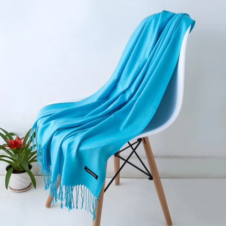 Solid Color Women Scarf