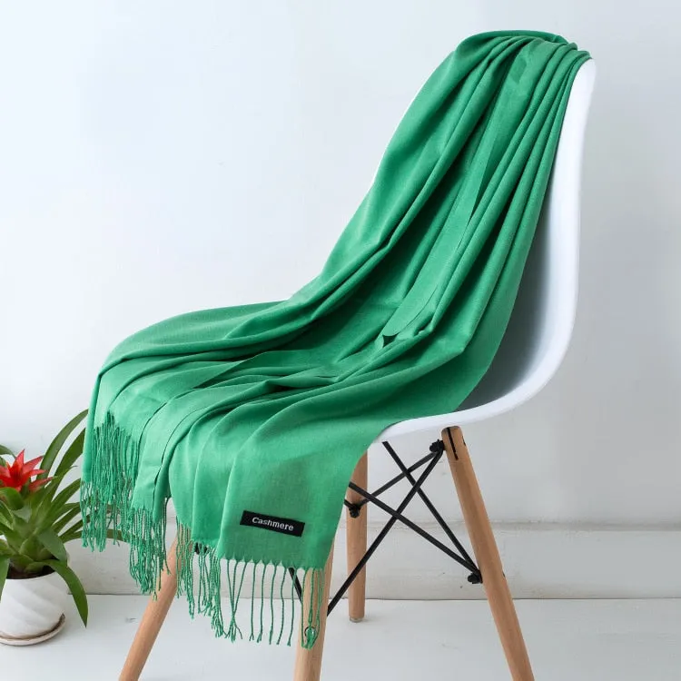 Solid Color Women Scarf