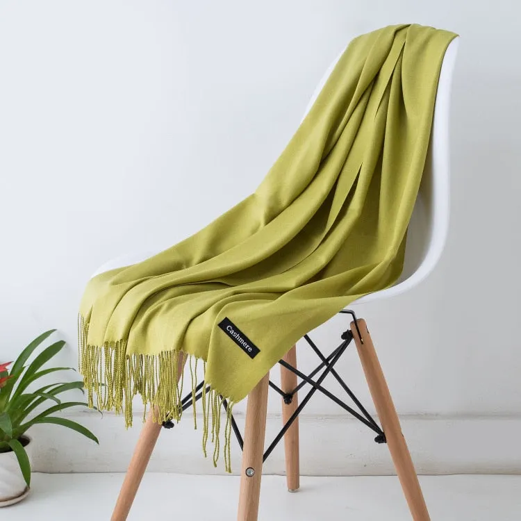 Solid Color Women Scarf