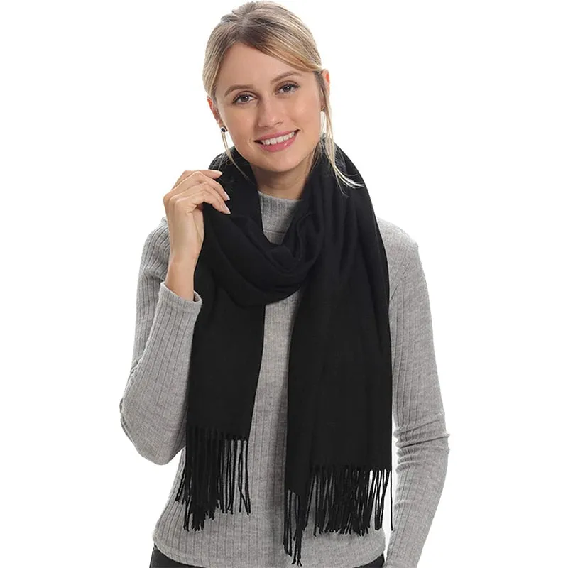 Solid Color Women Scarf