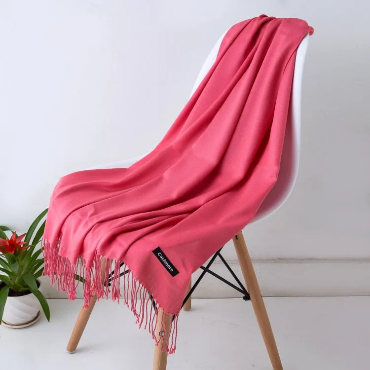 Solid Color Women Scarf
