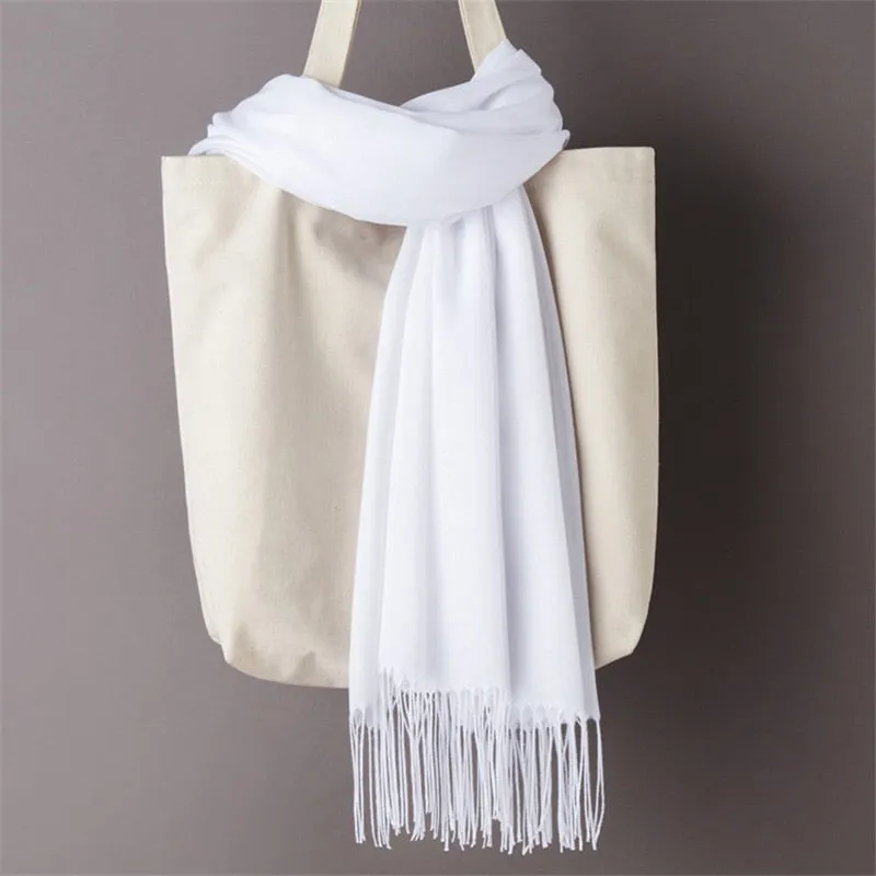 Solid Color Women Scarf