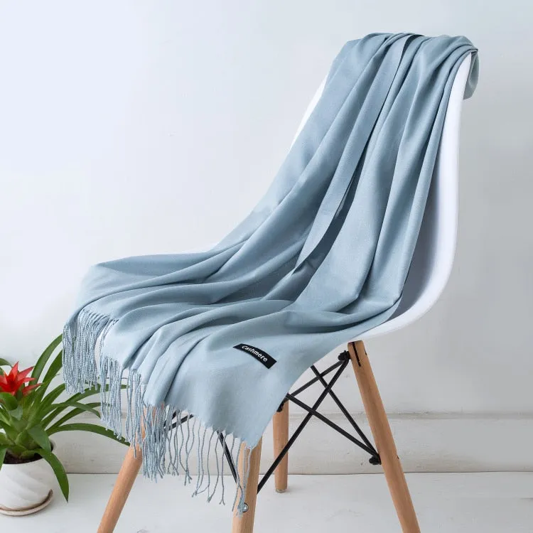 Solid Color Women Scarf