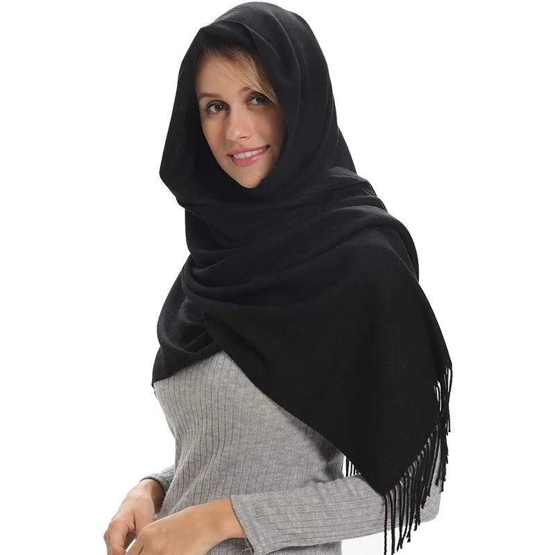 Solid Color Women Scarf