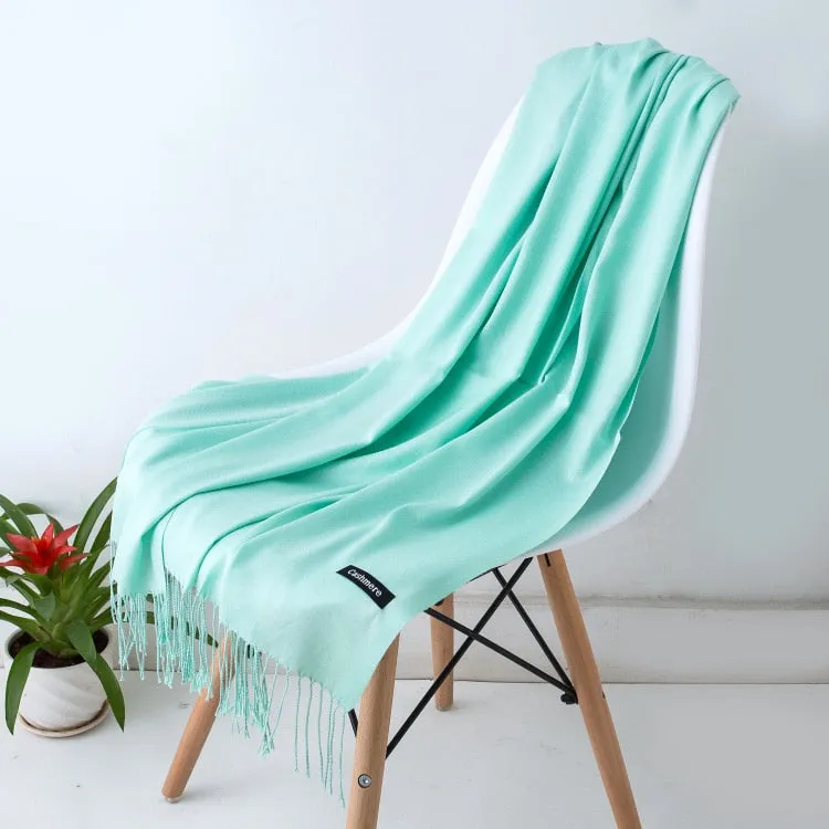 Solid Color Women Scarf