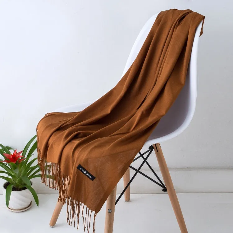 Solid Color Women Scarf
