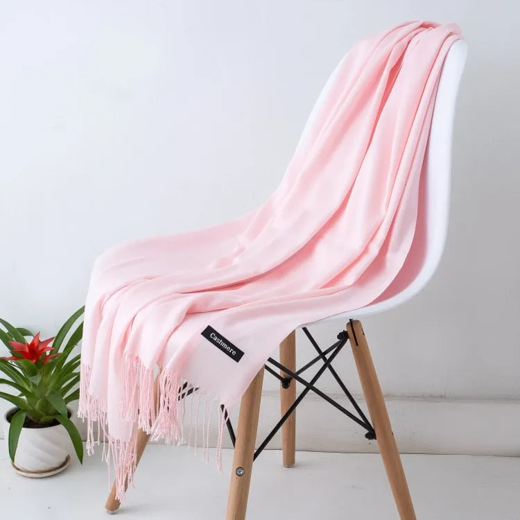 Solid Color Women Scarf