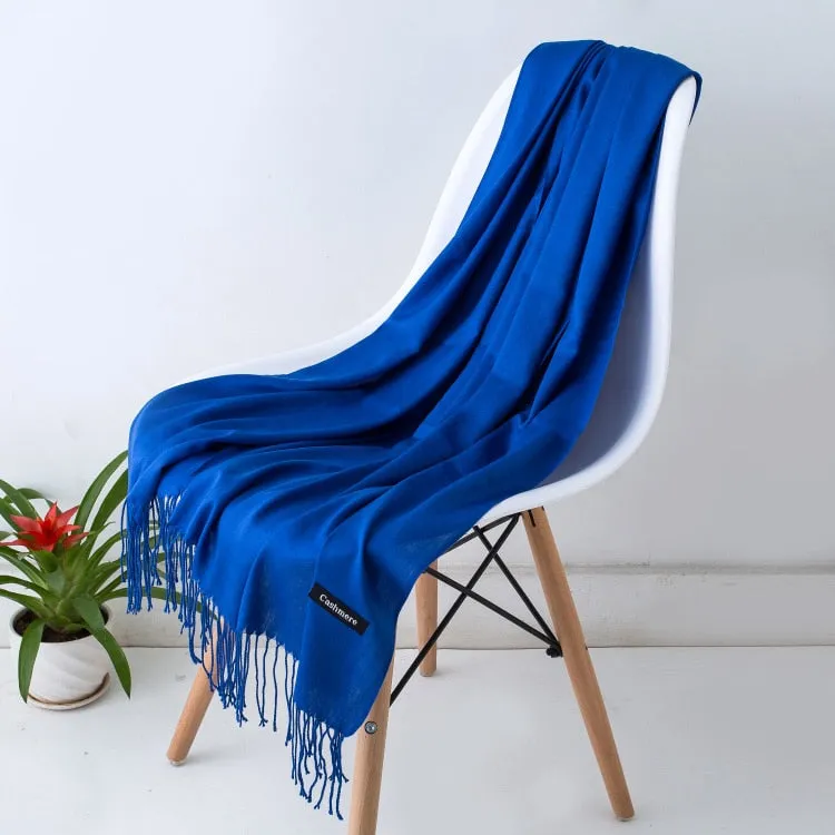 Solid Color Women Scarf