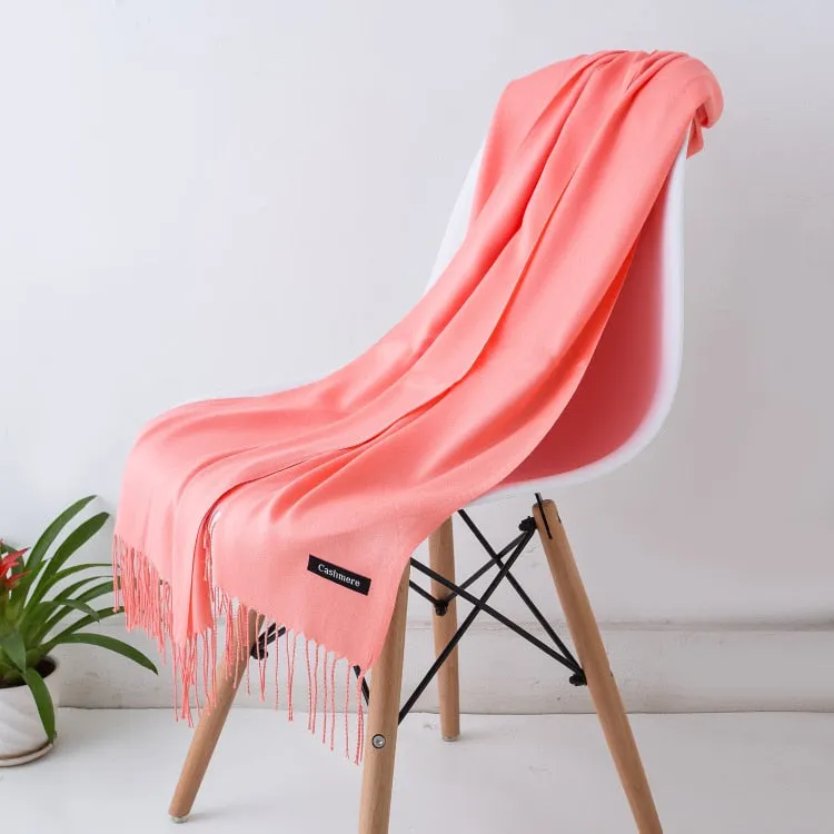 Solid Color Women Scarf