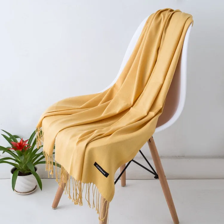 Solid Color Women Scarf