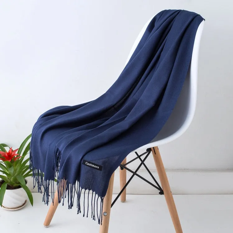 Solid Color Women Scarf