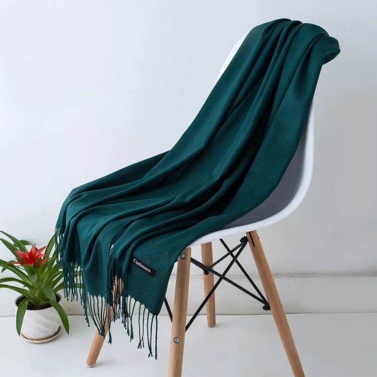 Solid Color Women Scarf