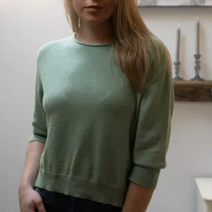 Spring Jumper Moss 3 Quarter Sleeve