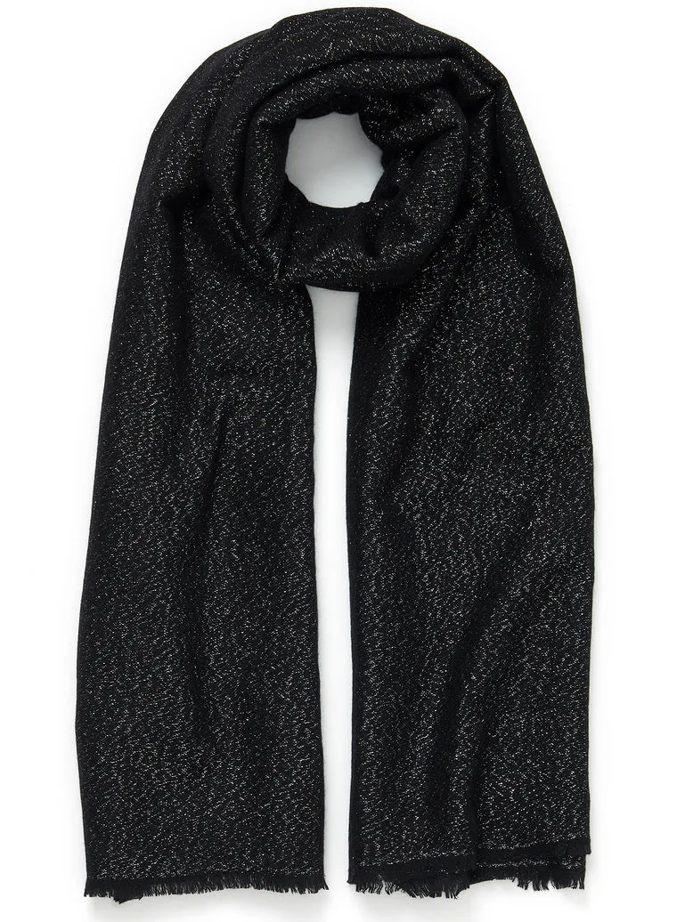 THE COSMOS SCARF - Black
