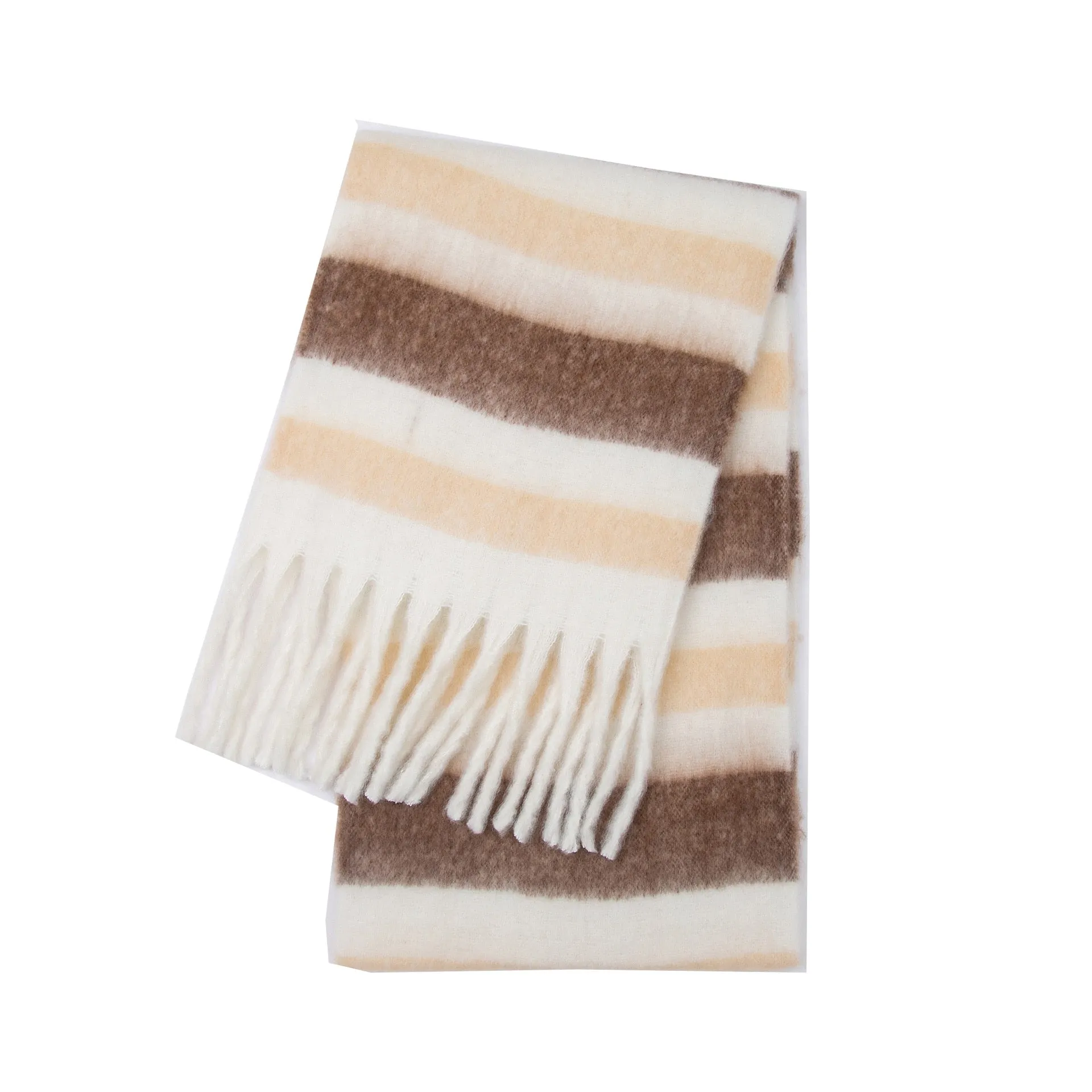 Wholesale Price Luxury Cashmere Blended Bright Colorful Women Blanket Scarf Winter