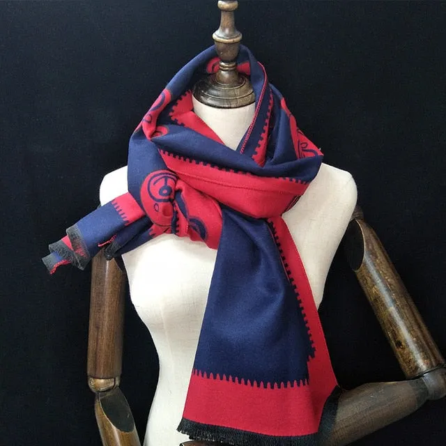 Winter Warm Women Imitation Cashmere Scarf Brand DesignTassel Scarves Cute Bear Shawl