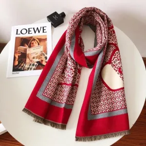 Winter Warm Women Imitation Cashmere Scarf Brand DesignTassel Scarves Cute Bear Shawl